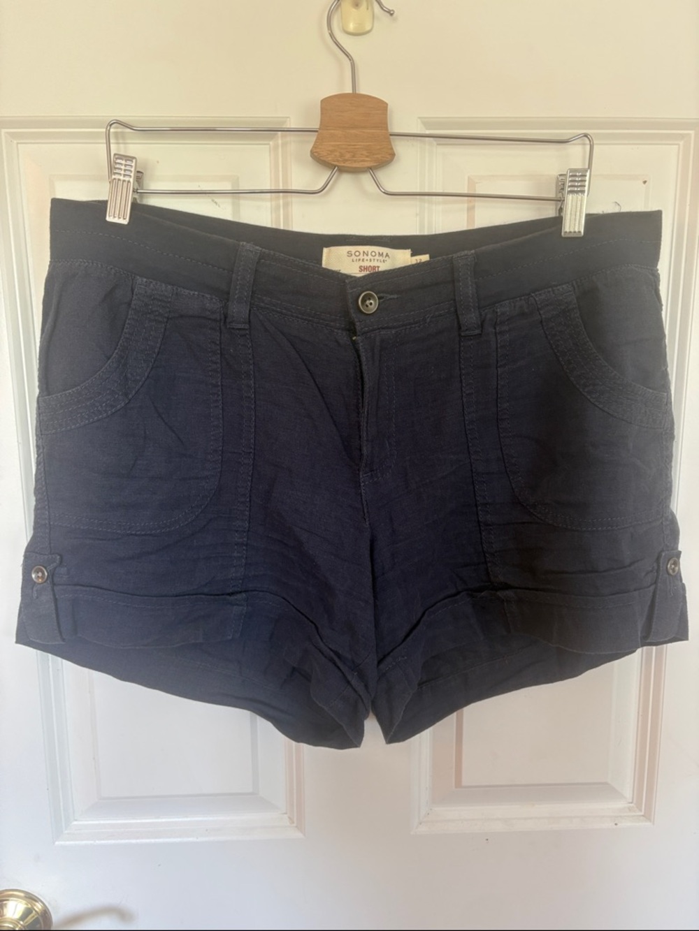 Sonoma Navy Casual Women's Bermuda Shorts